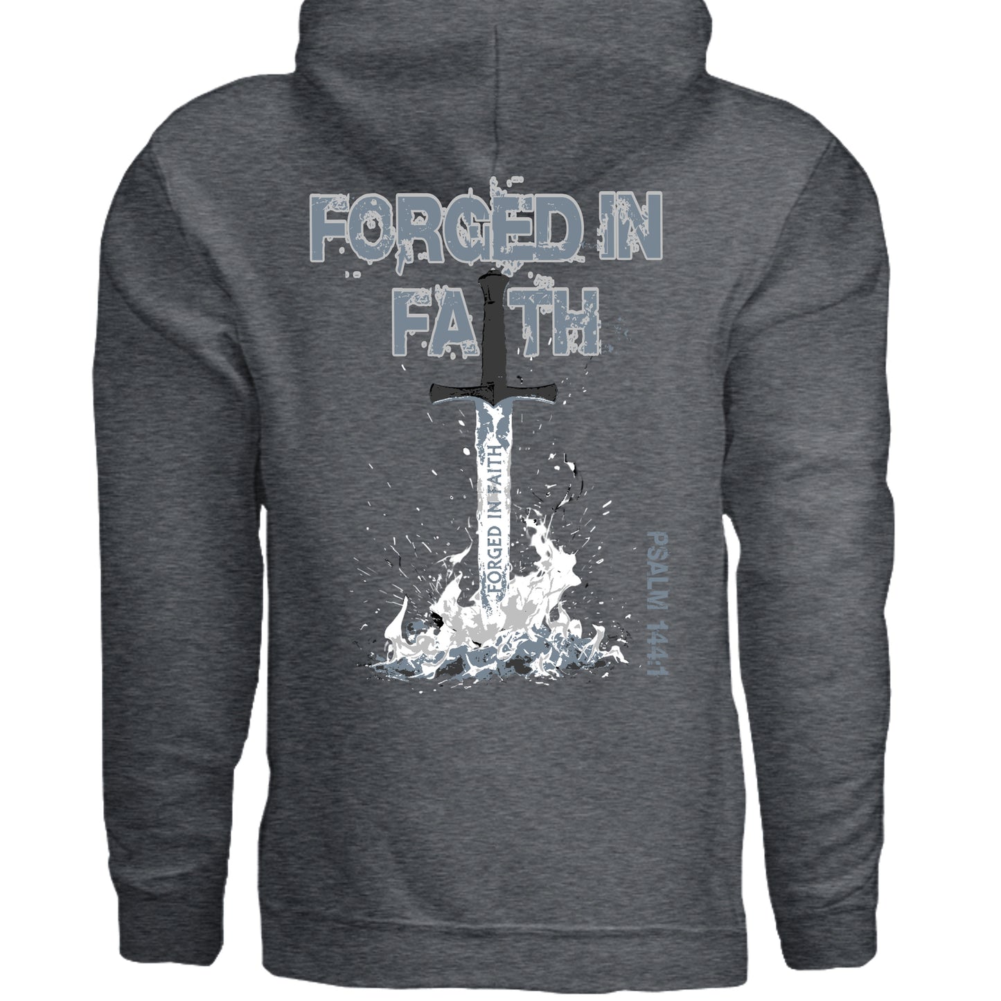 DARK HEATHER - G185 - BACK