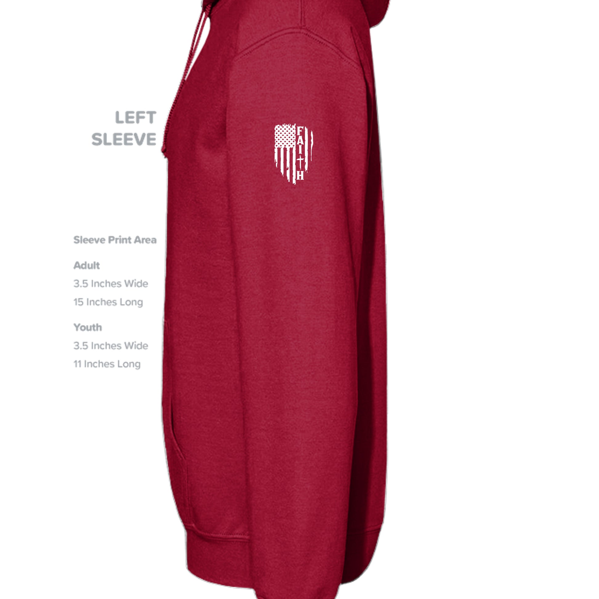 CARDINAL RED - G185 - SLEEVE_LEFT