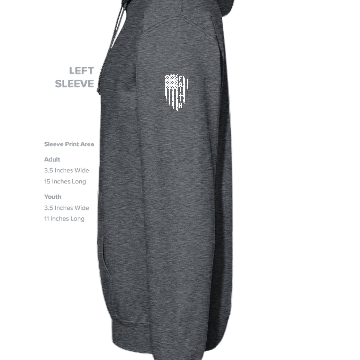 DARK HEATHER - G185 - SLEEVE_LEFT