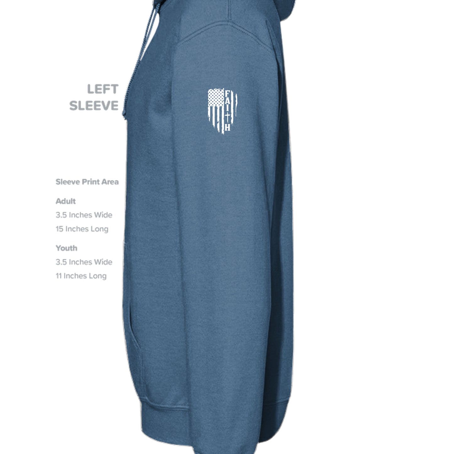 INDIGO BLUE - G185 - SLEEVE_LEFT